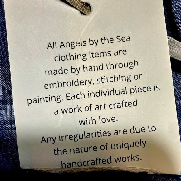 Blue Angels by the Sea strapless dress with embroidery - Picture 5 of 5